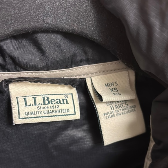 LL Bean Black wind breaker Jacket - Picture 2 of 5
